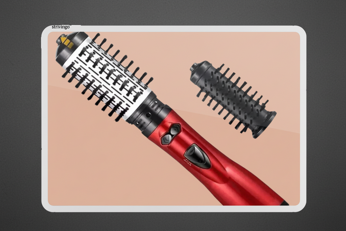 2-in-1 Rotating Hot-Air Brush