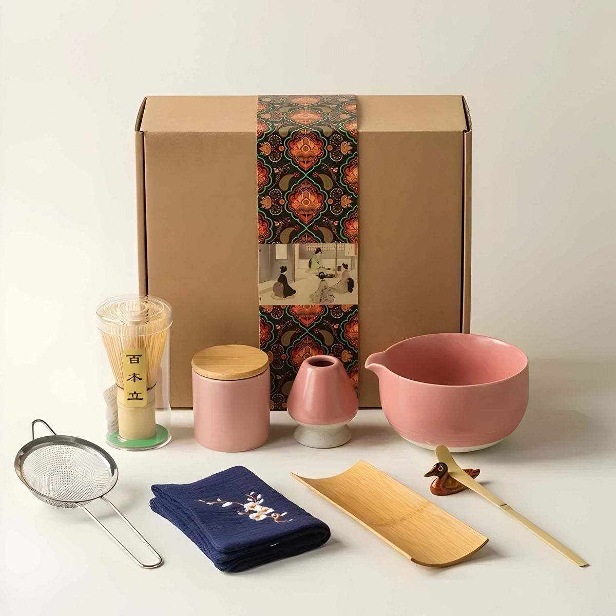 9-Piece Handmade Ceramic Matcha Set