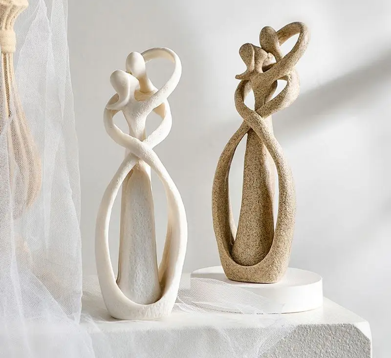 Abstract Embrace Figurine