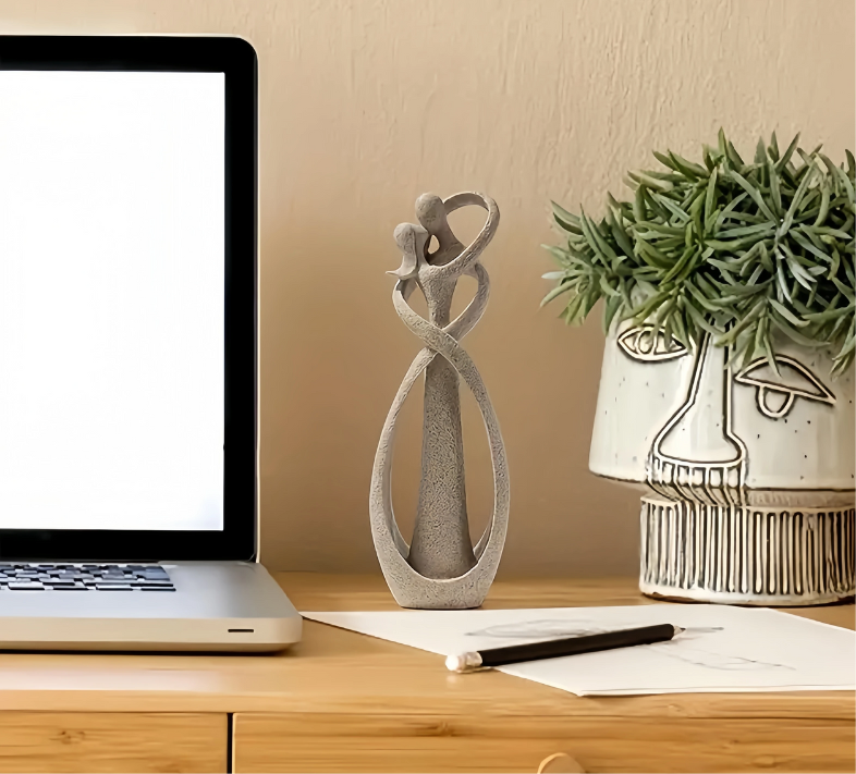 Abstract Embrace Figurine