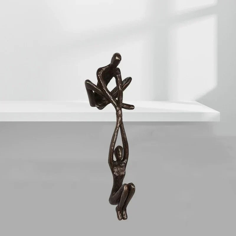 Abstract Love and Strength Sculpture