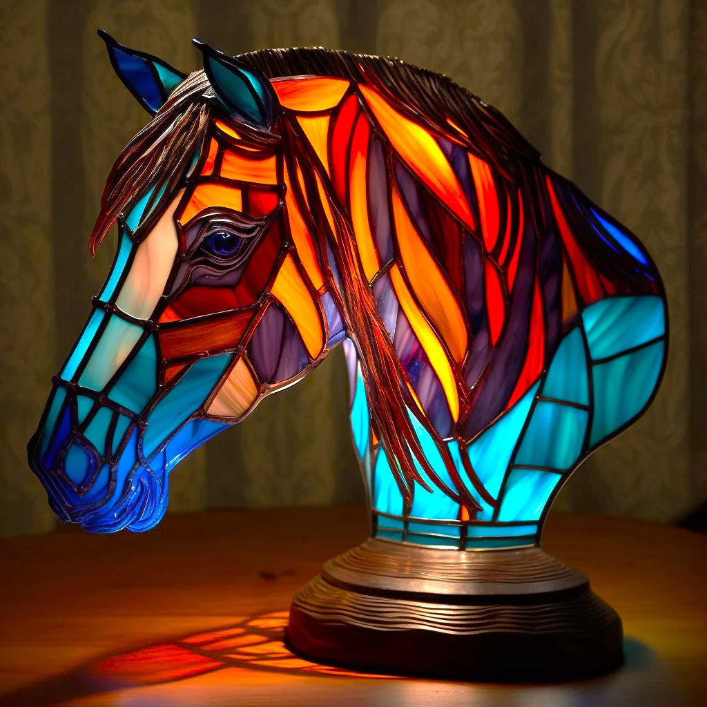 Animal-Shaped Mosaic LED Table Lamp