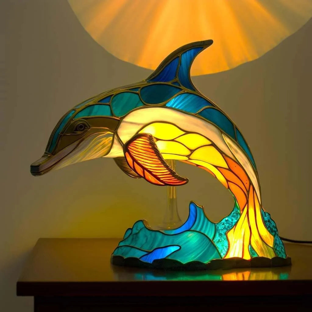 Animal-Shaped Mosaic LED Table Lamp