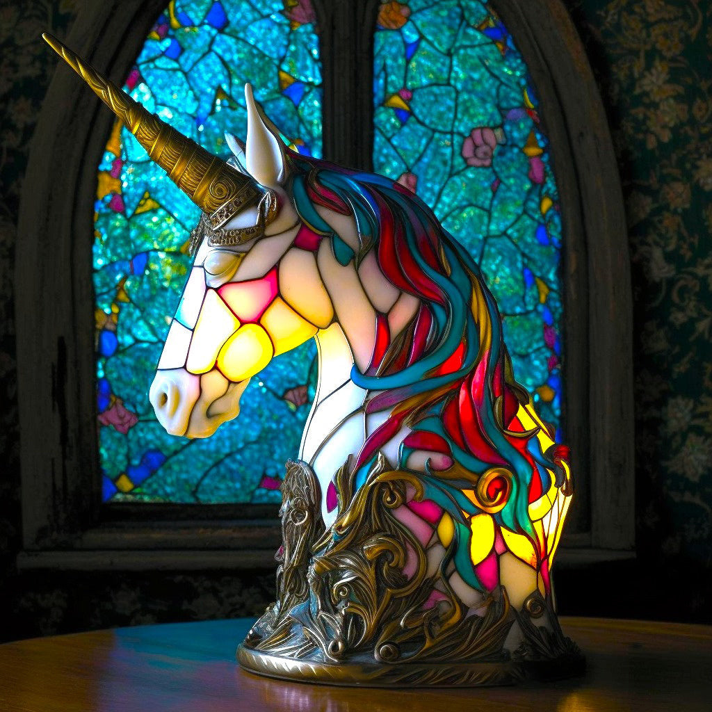 Animal-Shaped Mosaic LED Table Lamp