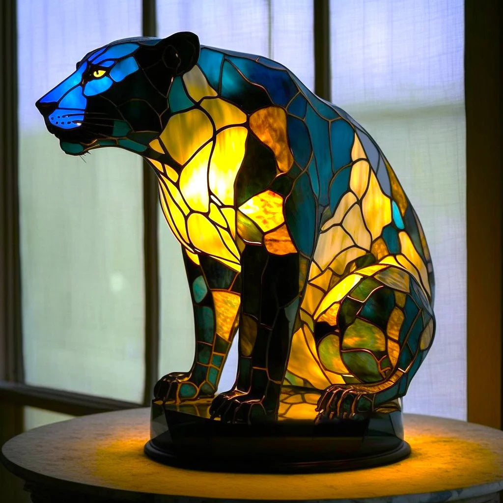Animal-Shaped Mosaic LED Table Lamp