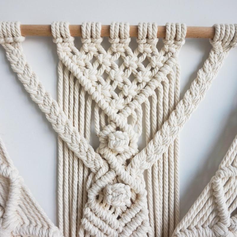 Boho Macrame Wall Art Geometric Tapestry Wall Hanging