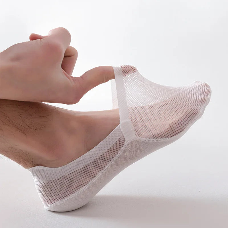 Breathable Mesh with Non-Slip Heel Grip