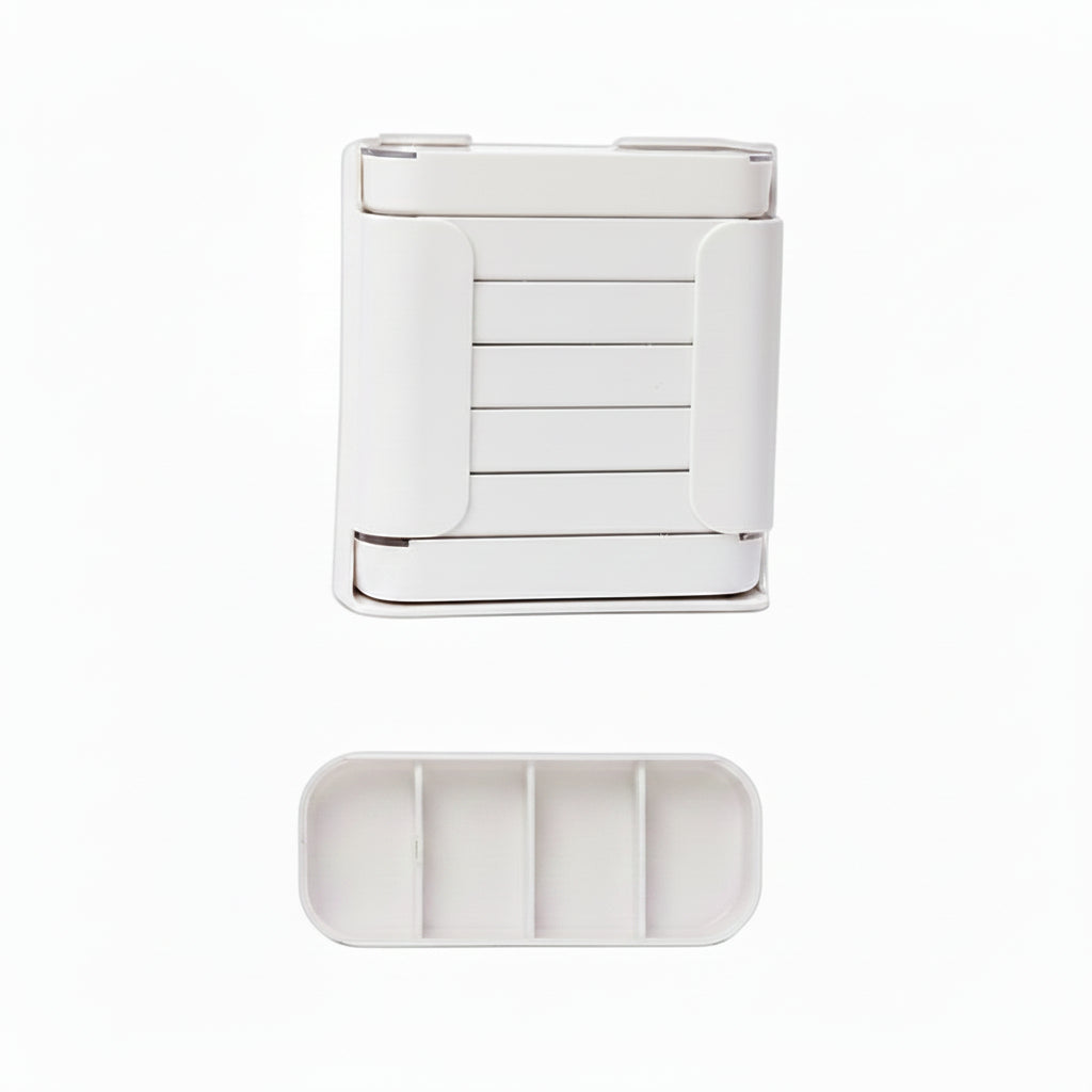 7-Day Pill Organiser with Colour-Coded Daily Compartments