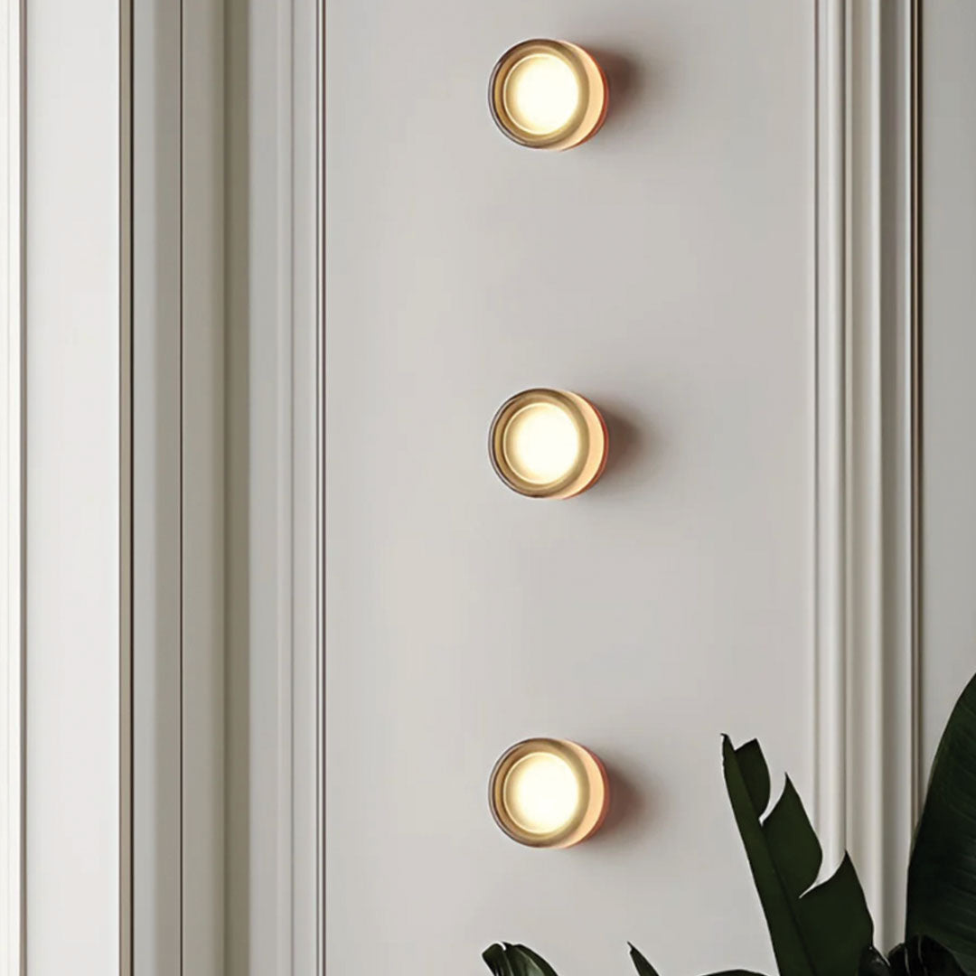 Compact LED Wall Lamp - Modern Acrylic and Aluminium Sconce Light for Indoor Wall Lighting