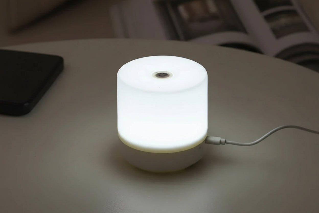 Compact Touch-Dimming LED Night Light