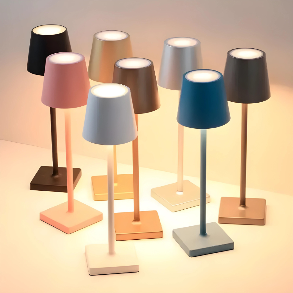 Cordless LED Table Lamp with Long Battery Life – Versatile Bedside Lamp for Home and Office Use