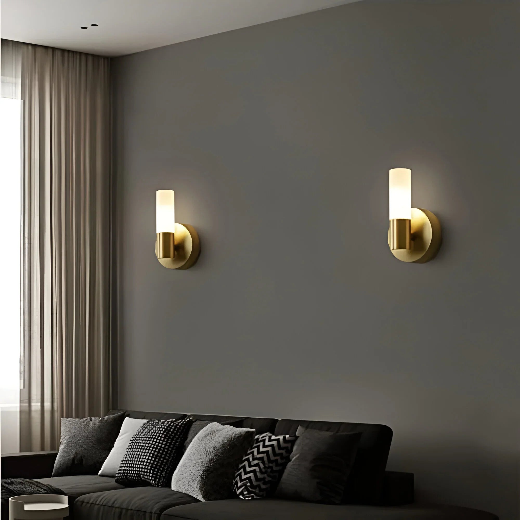 Cylindrical LED Wall Light with Three Size Options