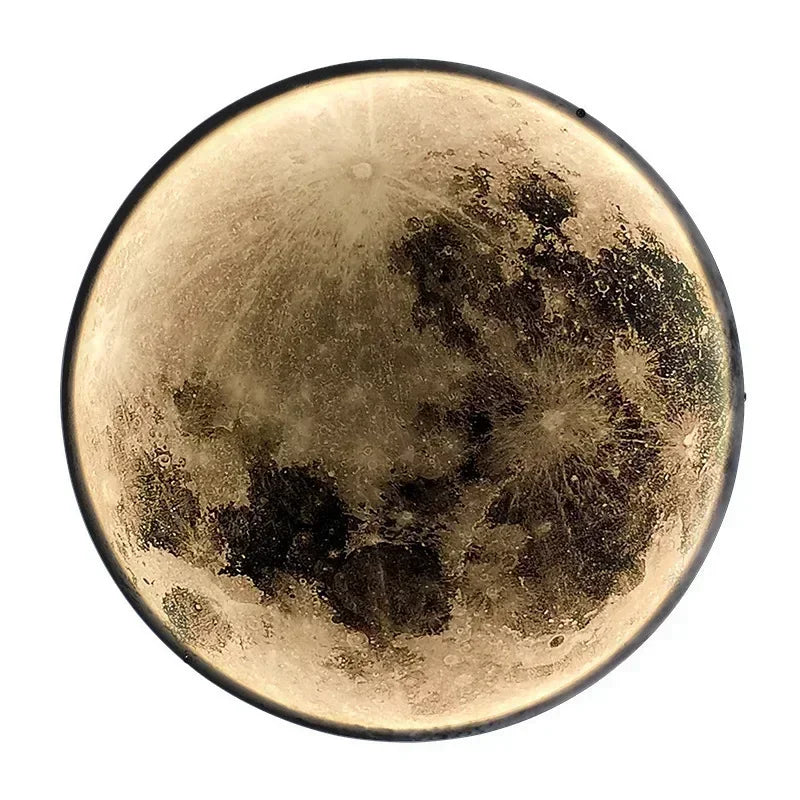 Decorative Moon-Shaped LED Wall Light