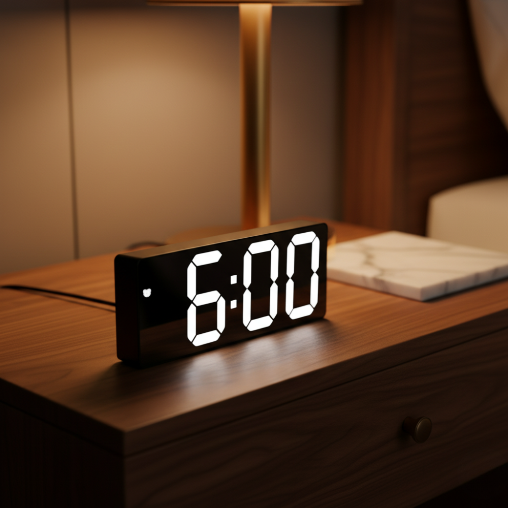 Digital LED Alarm Clock
