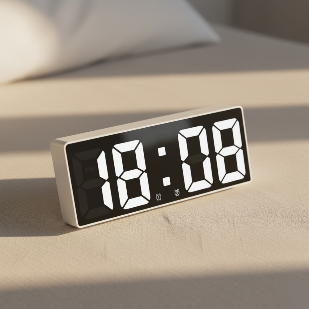 Digital LED Alarm Clock