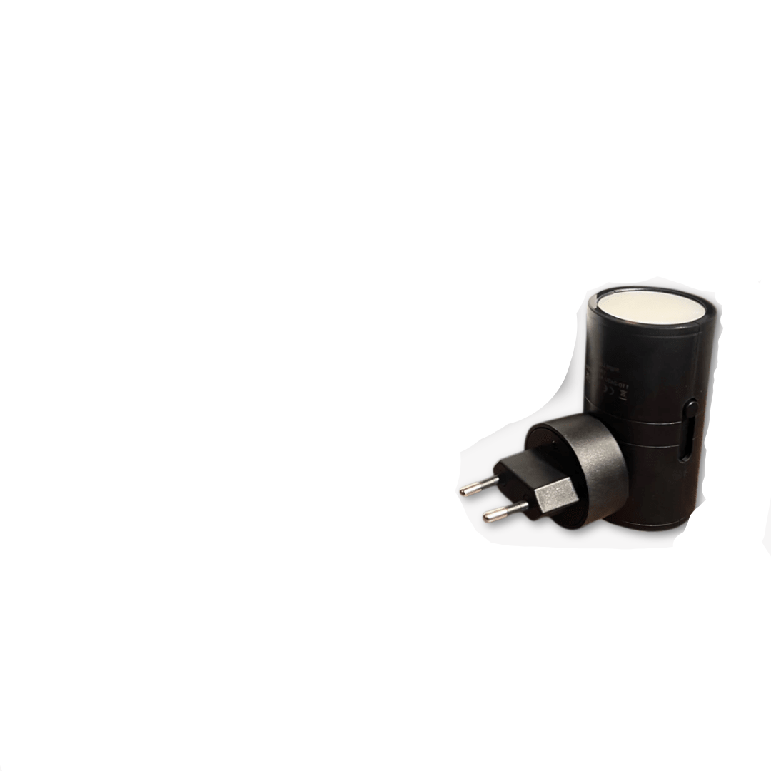 Dimmable LED Plug In Wall Lamp with Automatic Light Sensor – Modern Industrial Design for Home Illumination