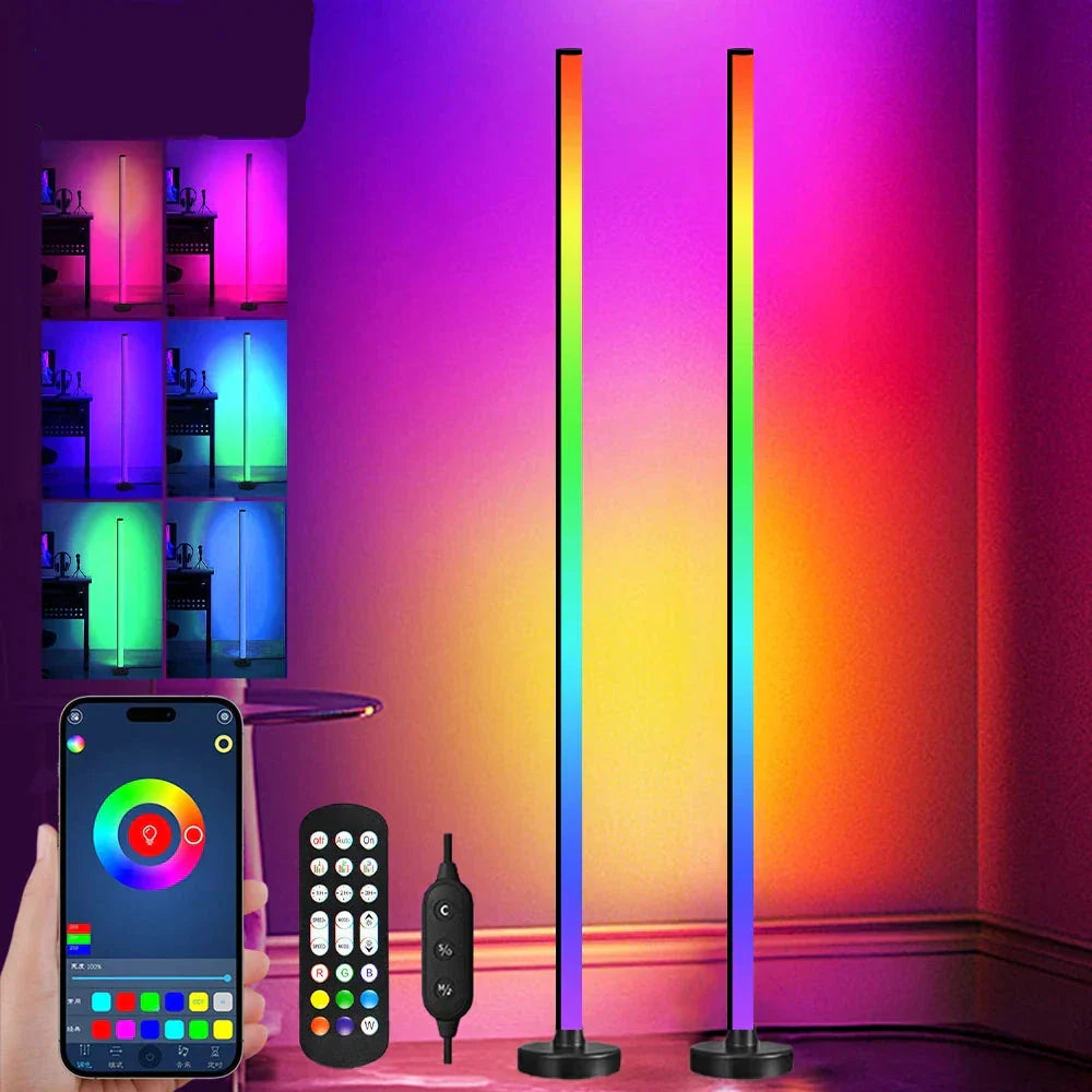 Dimmable Remote Control Smart Floor Lamp
