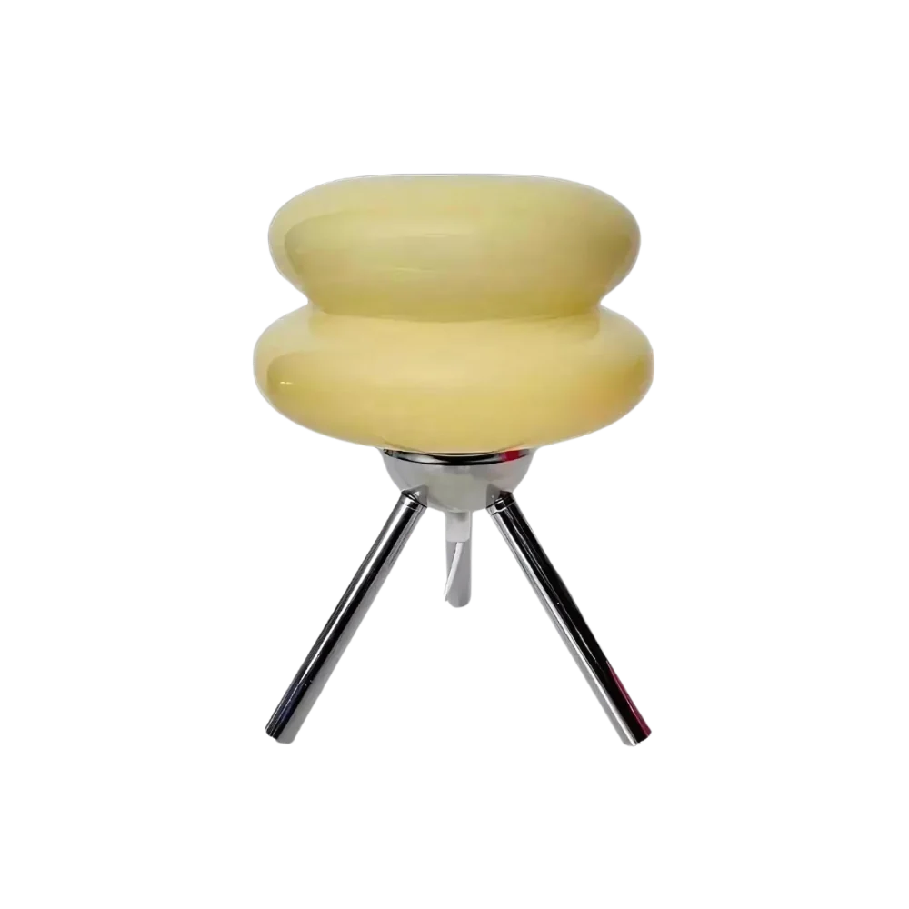 Double-Layer Shade with Modern Tripod Base