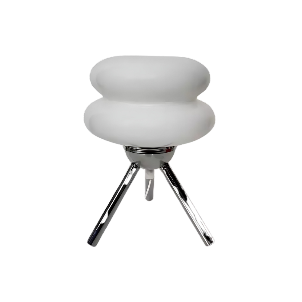 Double-Layer Shade with Modern Tripod Base