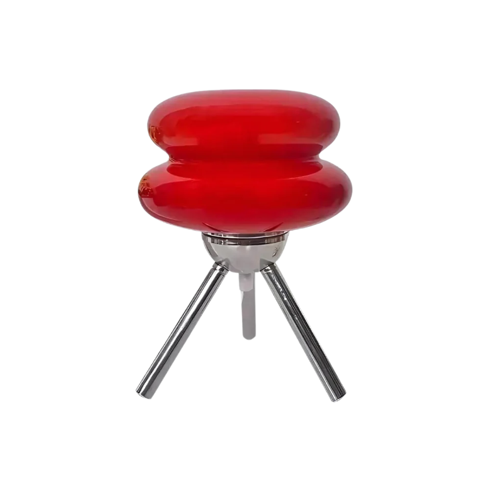 Double-Layer Shade with Modern Tripod Base