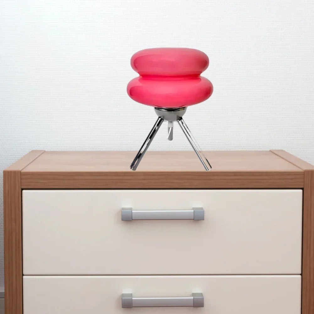 Double-Layer Shade with Modern Tripod Base