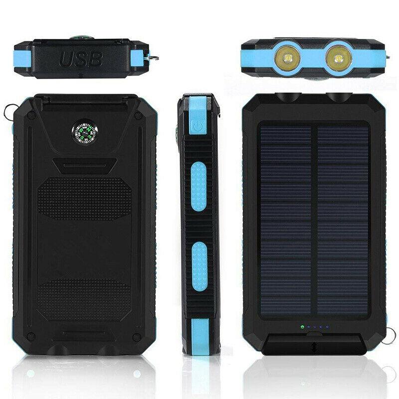 Dual USB Powerbank with LED Flashlight