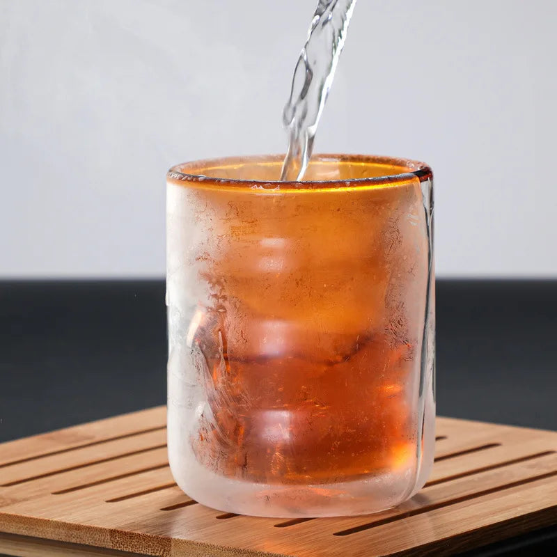 Eco-Friendly Glass Food Storage Container, 300ml Capacity - Heat and Cold Resistant, 7.5x9.5cm Glass Tupperware