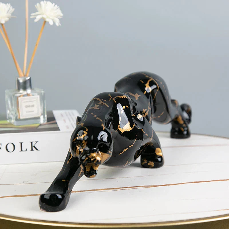 Elegant Jaguar Sculpture