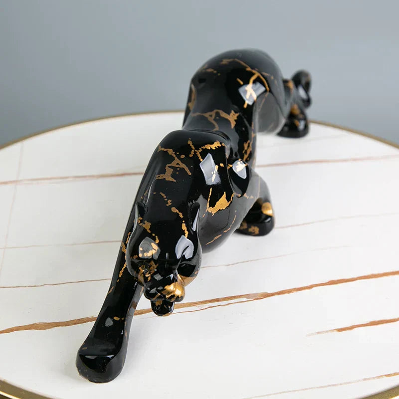 Elegant Jaguar Sculpture