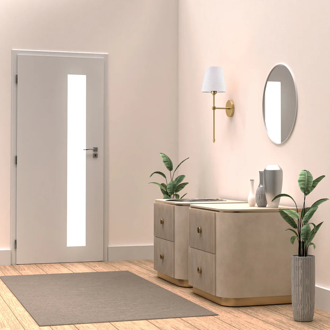 Elegant Wireless Wall Lamp with Remote Control – Rechargeable Battery Operated Wall Sconce for Indoor Use
