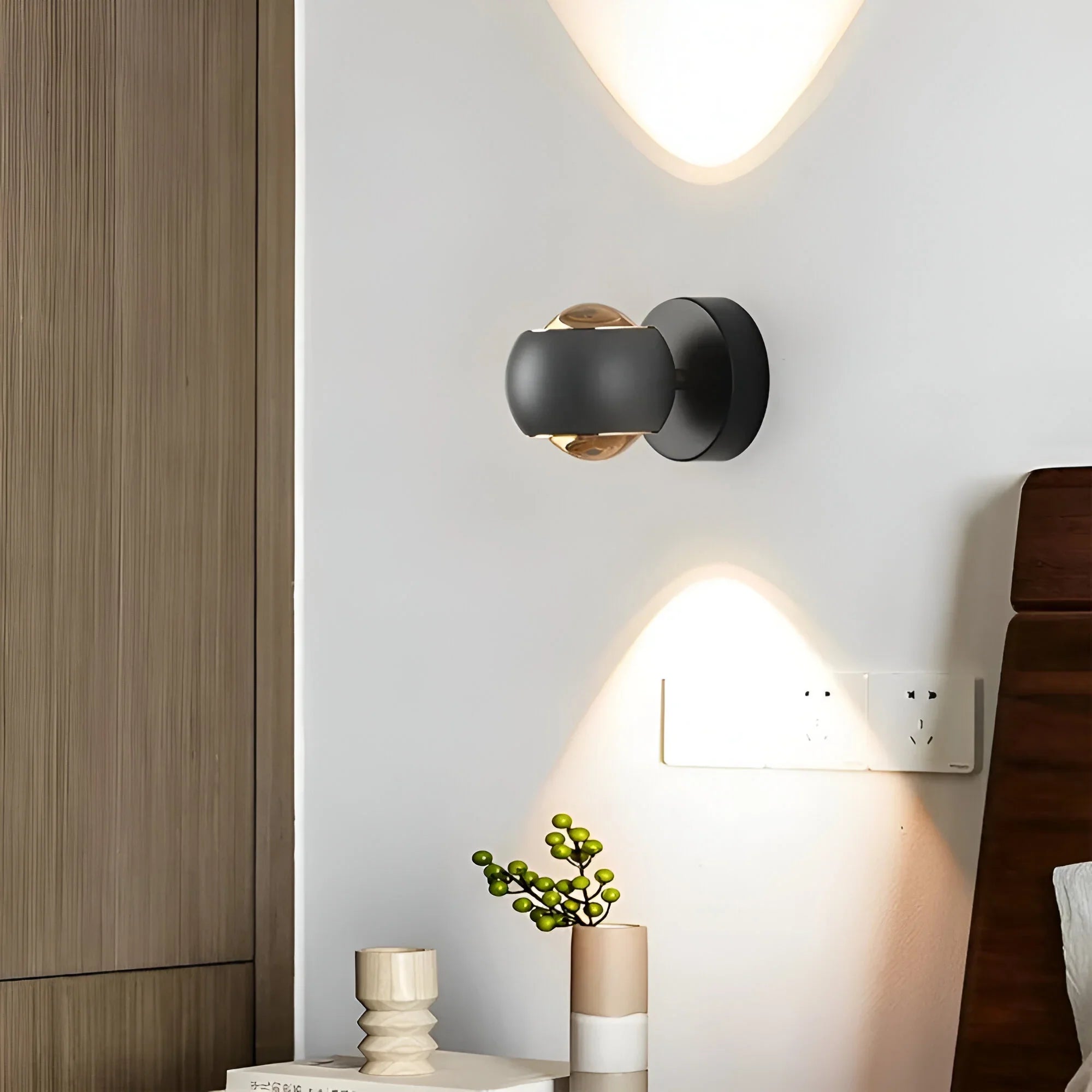 Flexible Arm LED Wall Reading Light with Adjustable Head