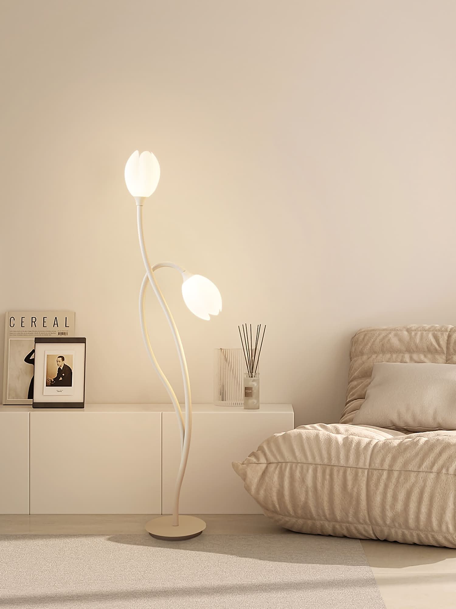 Floral Adjustable Floor Lamp