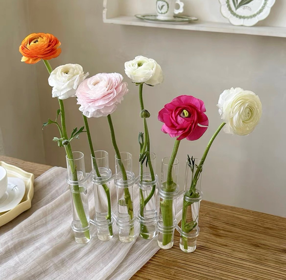 Floral Faux Vase
