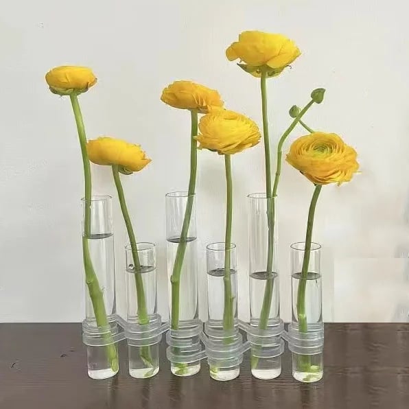 Floral Faux Vase