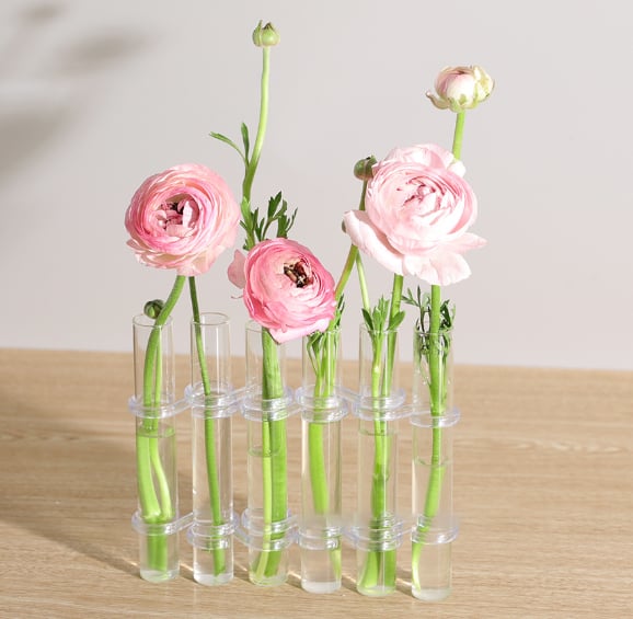 Floral Faux Vase