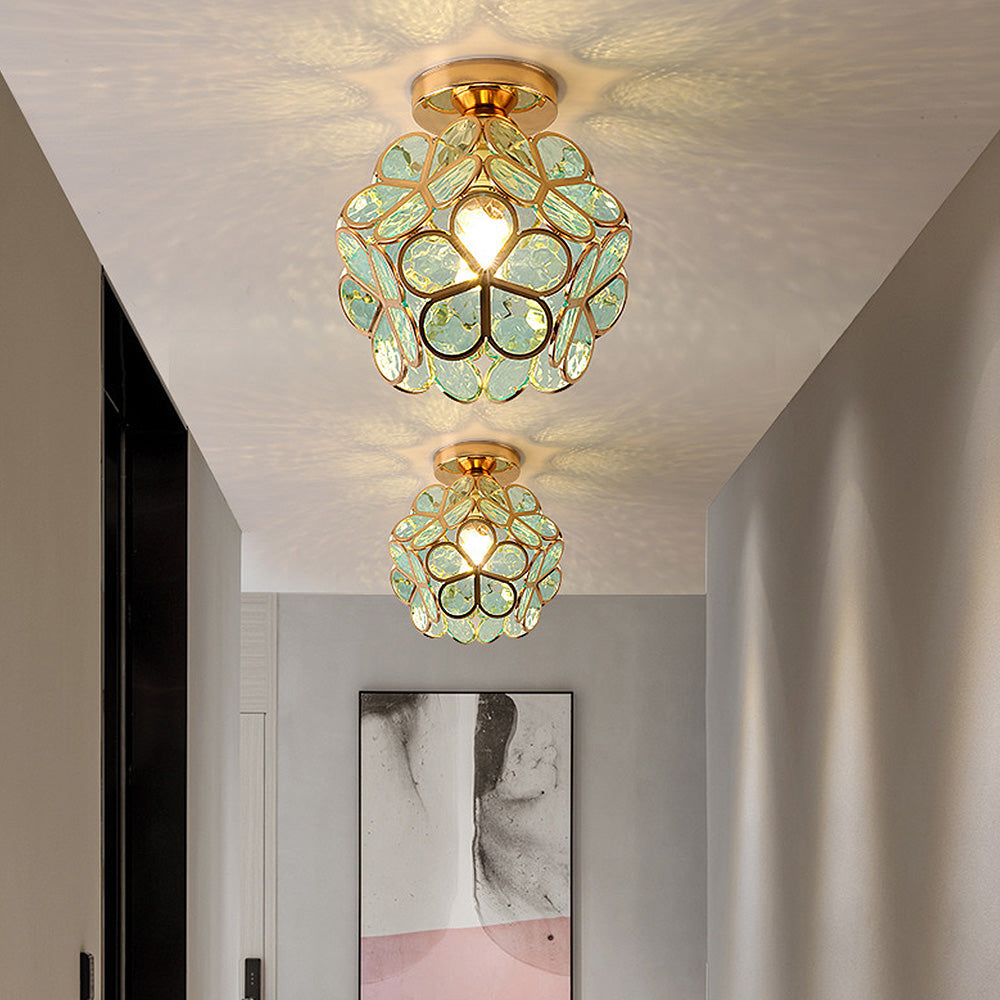 Flower-Shaped Ceiling Lamp for Living Room, Bedroom, and Hallway