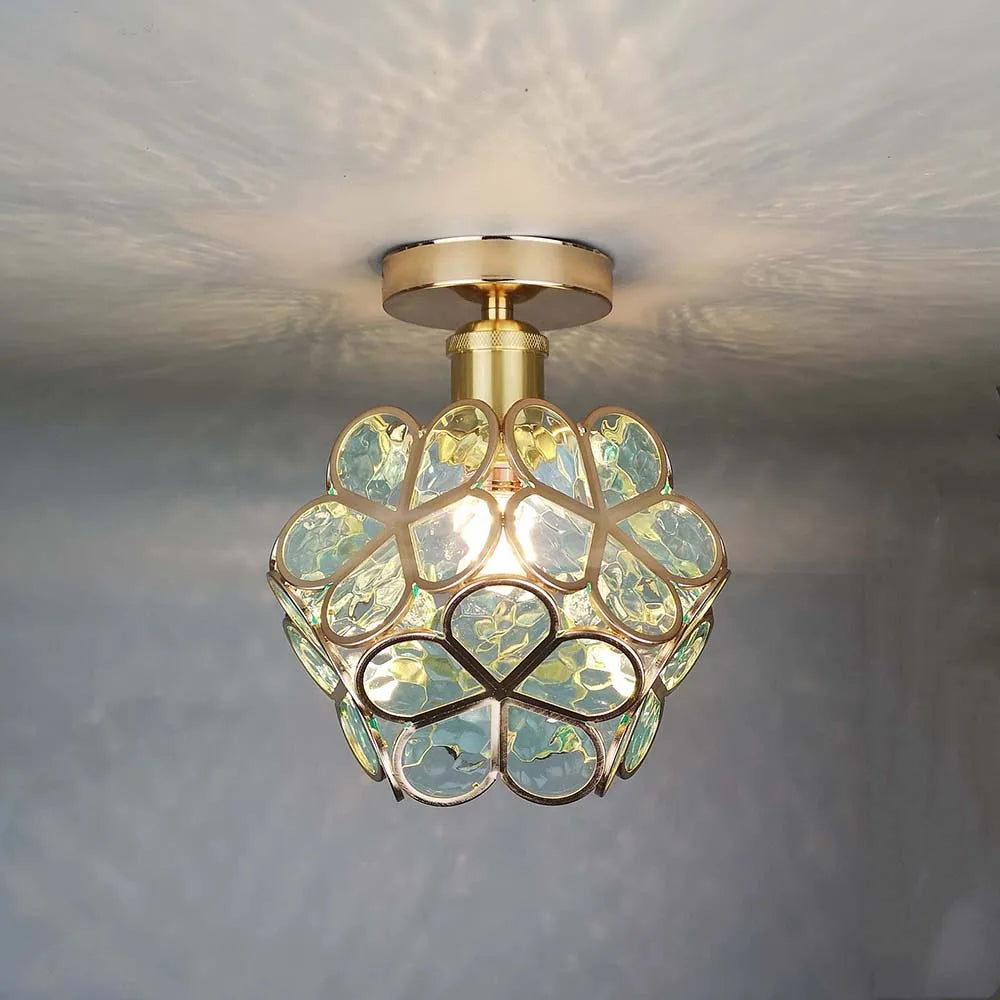 Flower-Shaped Ceiling Lamp for Living Room, Bedroom, and Hallway