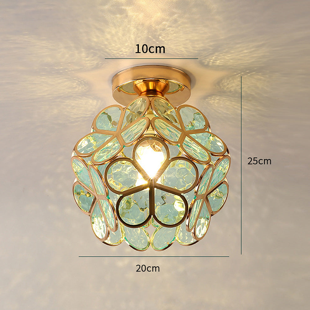 Flower-Shaped Ceiling Lamp for Living Room, Bedroom, and Hallway