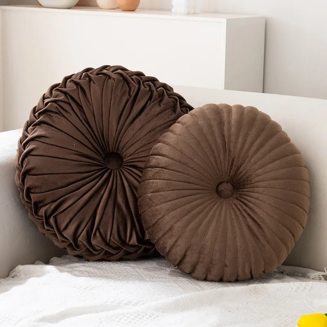 Fluffy Decorative Cushion Cover – Soft Polyester and Cotton Throw Pillow for Couch and Bed, Versatile Scatter Cushion for Comfort and Style