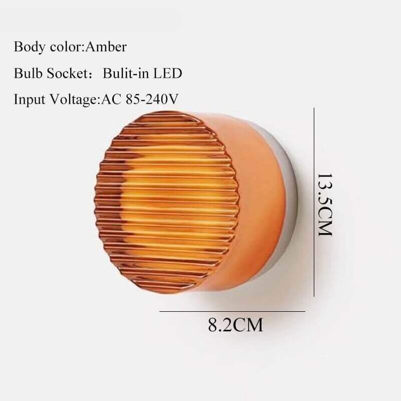 Fluted Dimmable LED Wall Light