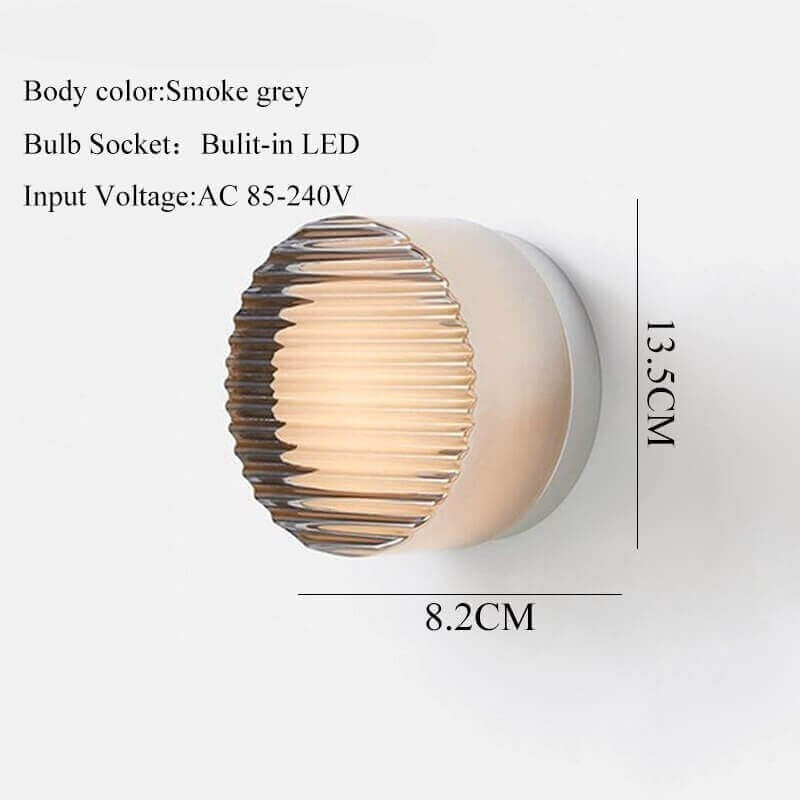 Fluted Dimmable LED Wall Light