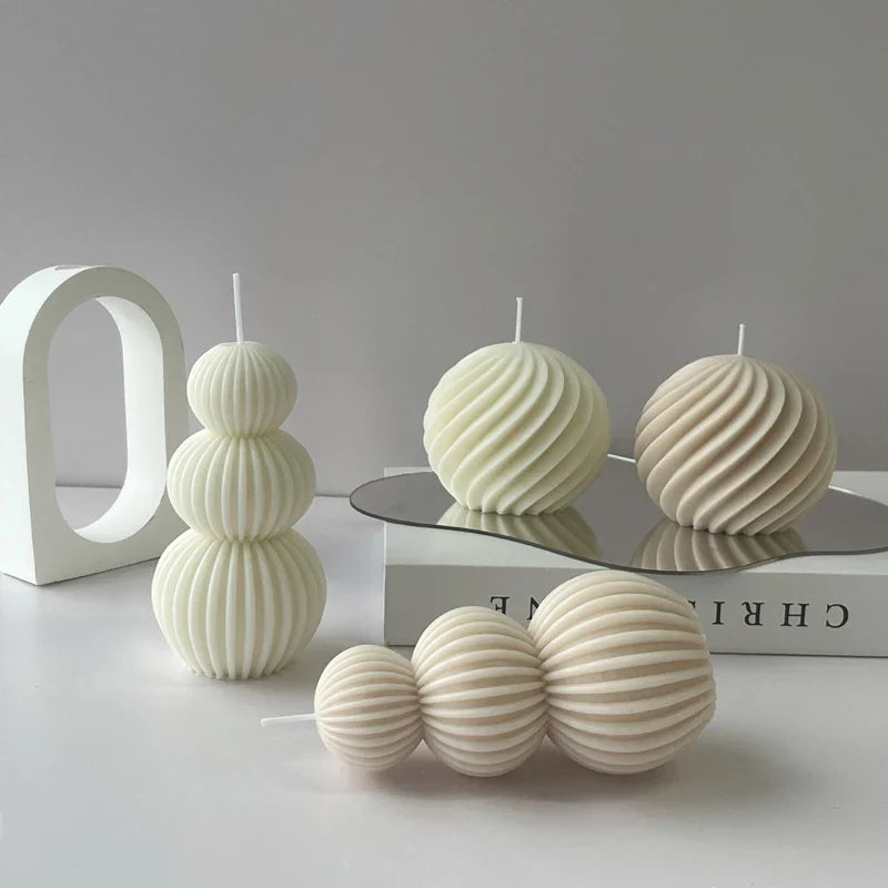 Geometric Ball Scented Candle