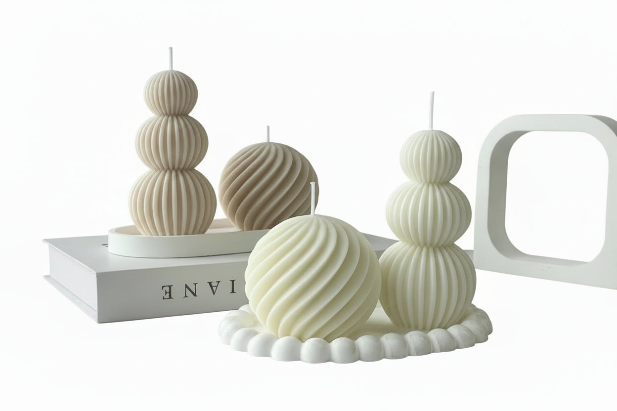 Geometric Ball Scented Candle