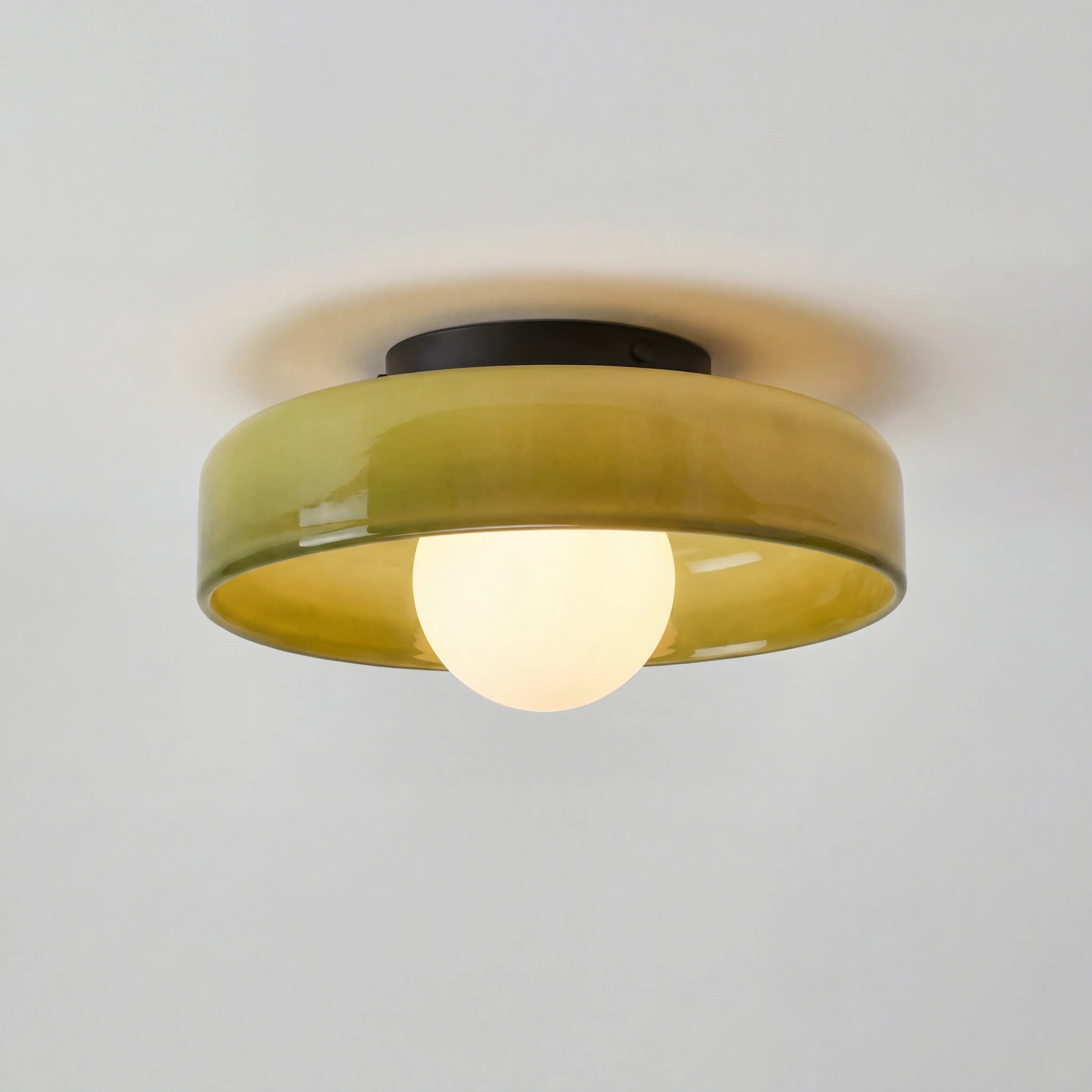 Morrow Glass Disc Ceiling Light/Wall Light