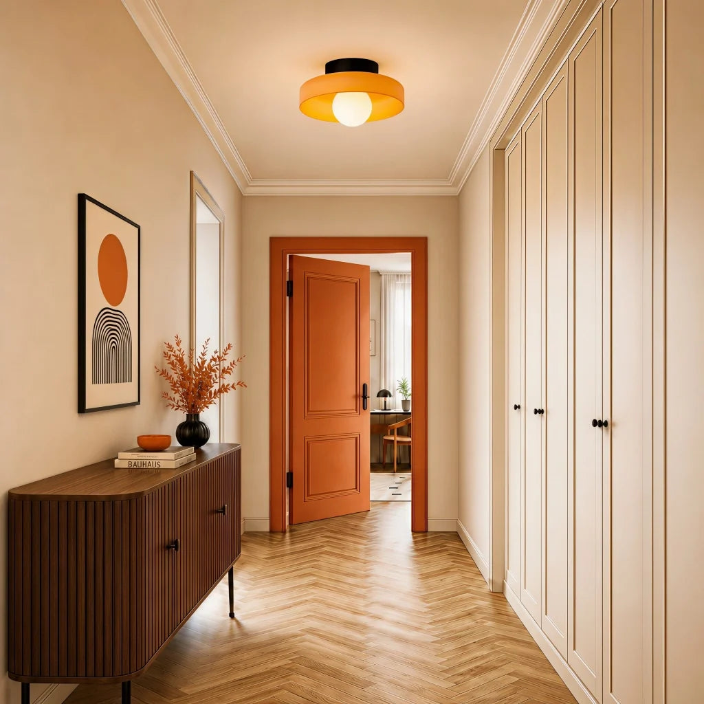 Morrow Glass Disc Ceiling Light/Wall Light