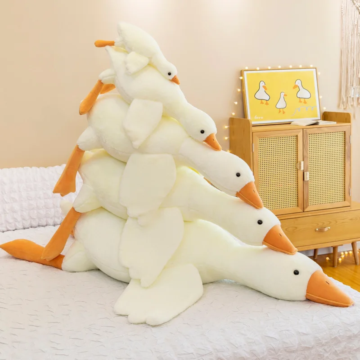 Goose Plush Cushion