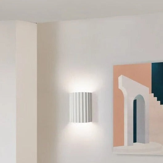 Grooved Up-Down LED Wall Light with Minimalist Design