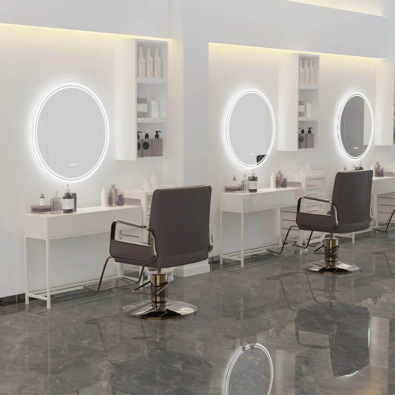 Illuminated Bathroom Mirror with Touch Control