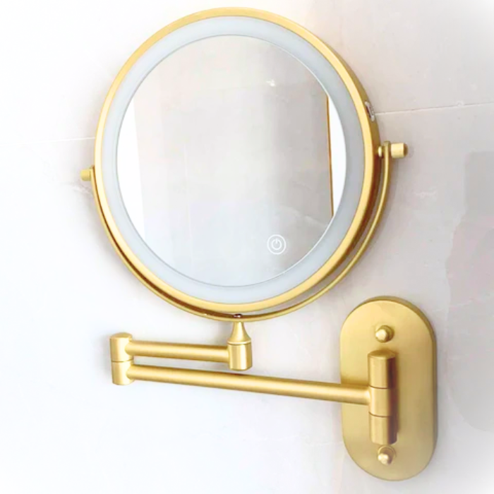 Illuminated Makeup Mirror with Magnification