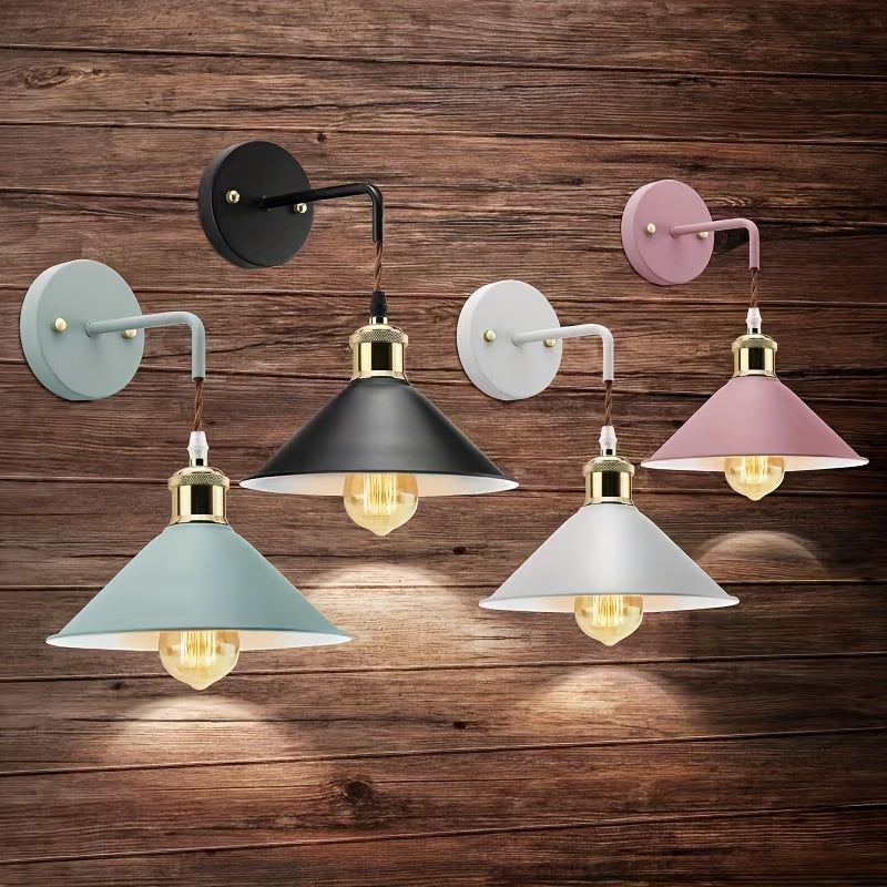 Industrial Metal Wall Sconce Oil-Rubbed Modern Wall Light Fixture